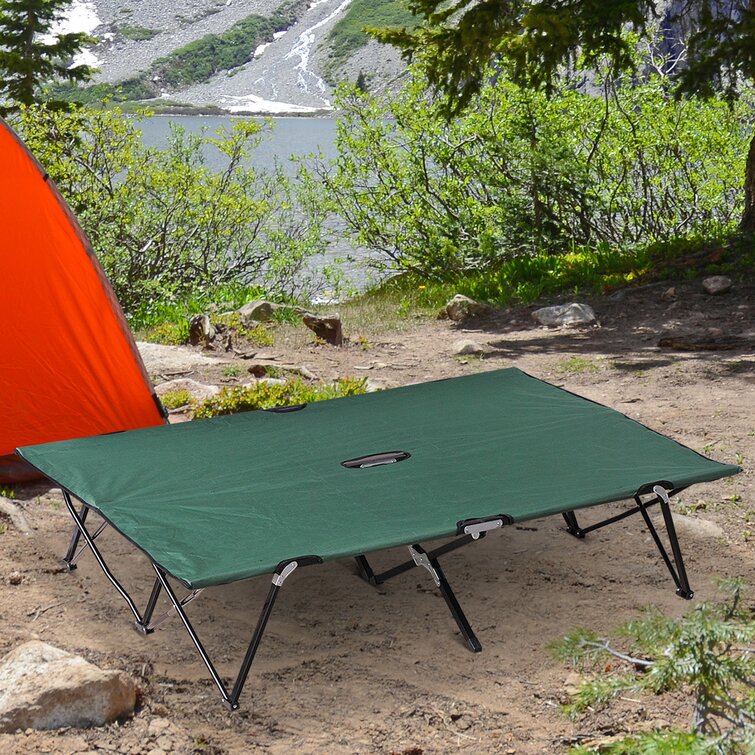Two Persons Double Wide Folding Camping Cot